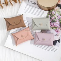 Nouvelle conception, mini sac de rangement en cuir PU mignon 7*5cm, pochette de protection DIY pour bijoux, porte-bague et collier, idéal pour les cadeaux
