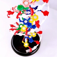 Modèle de structure de l'ADN en double hélice et de la protéine, kit de base moléculaire, kit génétique, instrument éducatif scientifique en biologie