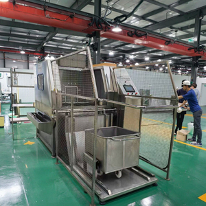 식품 공장 200L 고기 카트 청소 장비 고기 작업장 트롤리 카트 세탁기 - Product Image 1