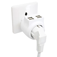 Prise murale USB 4 ports avec 1 prise CA, haute qualité, vente chaude, prix usine, usage commercial, certifiée GS