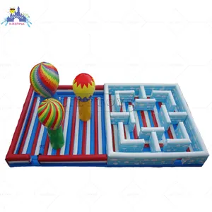 Balão inflável para jogos infantis, equipamento inflável para uso externo e jogos de diversões