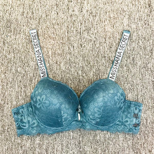 Commerce extérieur beau soutien-gorge arrière ensemble femmes confortable grande taille sous-vêtements push-up réglable sexy soutien-gorge <span class=keywords><strong>en</strong></span> dentelle - Product Image 4