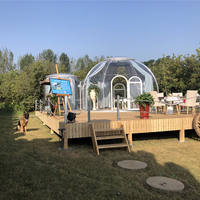 Diamètre 3m 3.5m 4m 4.5m 5m 6m serre transparente en polycarbonate maison dôme personnalisée