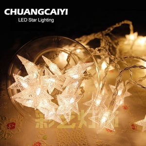 Guirnalda de <span class=keywords><strong>Luces</strong></span> Románticas Twinkle de 40 LED, 5m, Interior/Exterior, Funciona con <span class=keywords><strong>Pilas</strong></span>, Decoración Navideña, Estrella Iluminada, Alto CRI 90, 3500K Cálido - Product Image 2