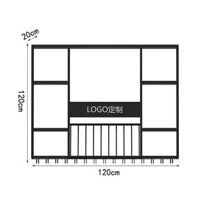 Estantería Industrial de vino tinto, mueble creativo montado en la pared, gabinete de vino, estante de exhibición de hierro para restaurante, barra de viento Industrial - Product Image 1