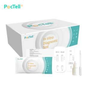 HIV kháng thể nhanh chóng Kit kiểm tra P24 kháng nguyên phát hiện toàn bộ máu/Huyết thanh/Plasma STD thử nghiệm kiểm tra dải tự hộ gia đình Kit kiểm tra - Product Image 1