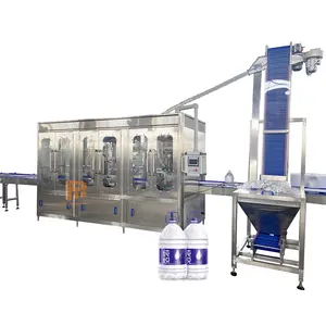 1Gallon 3L 5000ml Big Bottled Purified Soft Drink Mineral Water Bottling Beverage Filling Machinery Automatic
