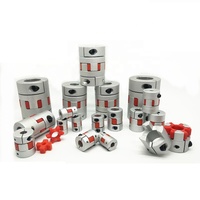 Accouplement à mâchoires flexibles en aluminium avec araignée élastique et Rotex Accouplement d'arbre flexible personnalisable OEM Accouplement en prune