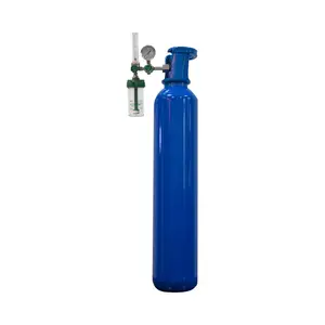 Cilindro de gas de oxígeno para uso industrial y médico, cilindro de gas de oxígeno estándar CE ISO, 0.5L, 2L, 2.5L, 3L, 5L, 8L, 10L, 20L, 40L, 50L, 68L