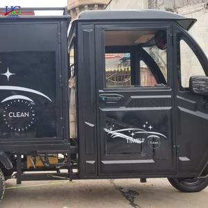 Nettoyeur vapeur électrique multifonctionnel haute pression pour tricycle, fonctionnement flexible, eau froide, double usage pour voiture - Product Image 5