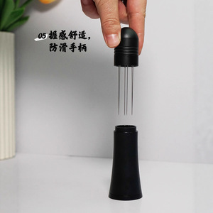 เครื่องจ่ายผงกาแฟอลูมิเนียมอัลลอยด์แบบเข็ม Y230041 สีดำสีเงินสไตล์โมเดิร์นเรียบง่ายเครื่องมือชงชา - Product Image 4