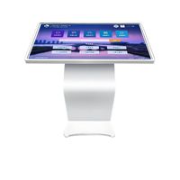 Écran tactile interactif 43 pouces, kiosque extérieur certifié IP65, PC tout-en-un, support au sol, écran LCD