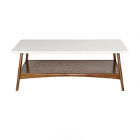 Table basse moderne en bois massif de style simple et naturel pour salon et diverses occasions