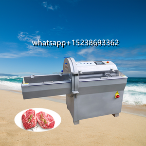 Thịt đông lạnh Xúc Xích bít tết Slicer tự động Beefsteak Máy cắt thịt xông khói Máy cắt - Product Image 4