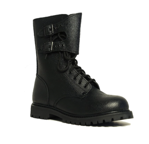 Botas Tácticas DFM09 de Alta Calidad con Construcción Goodyear Welt, 2 Hebillas Metálicas Ajustables en las Mangas, Cuero de Grano Completo - Product Image 4