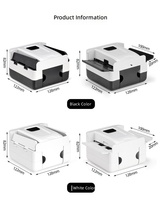 Mélangeur de cartes automatique en plastique rechargeable à piles pour casino, poker, jeux de société et TCG – Vente en gros