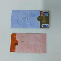 Pochettes en papier pour cartes de clés personnalisées OEM VIP Porte-cartes de clés de chambre d'hôtel Enveloppes en papier de couverture Porte-enveloppe pour cartes de clés