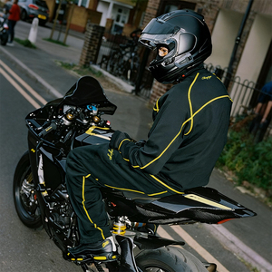 Tuta Sportiva in Pile Tecnico con Striscia Riflettente e Logo Personalizzato, Giacca Antivento <span class=keywords><strong>da</strong></span> Uomo per Attività all'Aperto, Abbigliamento Sportivo e Streetwear alla Moda - Product Image 2