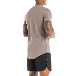 Nouveauté T-shirt de sport pour homme Coton de haute qualité Spandex Étiquette personnalisée Design populaire par un fabricant de vêtements de sport pour le fitness - Product Image 3