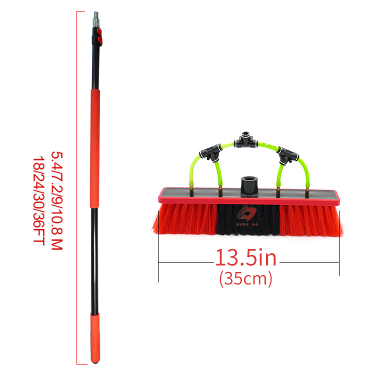 Pp Bristle Solar Panel Cleaning Brush 3.6M 5.4M 7.2M