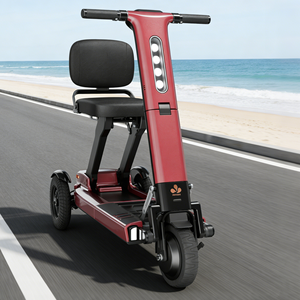 Scooter Eléctrico Plegable de Tres Ruedas con Batería de Litio Extraíble, Impermeable, Ligero, de Aleación de Aluminio - Product Image 4