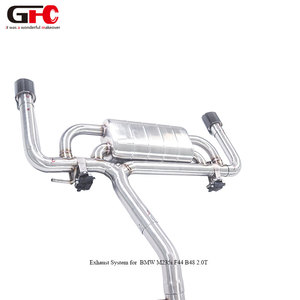 Escape Catback Electrónico con Válvulas GFC de Ajuste Directo, Acabado Pulido y Cepillado, para BMW M235i <span class=keywords><strong>Gran</strong></span> Coupé 2.0T con Doble Salida - Product Image 1