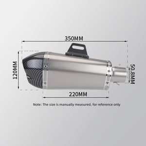 <span class=keywords><strong>Silencieux</strong></span> d'échappement universel 51mm <span class=keywords><strong>FZ1</strong></span> R6 R15 R3 ZX6R ZX10 Z900 1000 CBR1000 GSXR1000 650 K7 K8 K11 D18 pour moto - Product Image 6