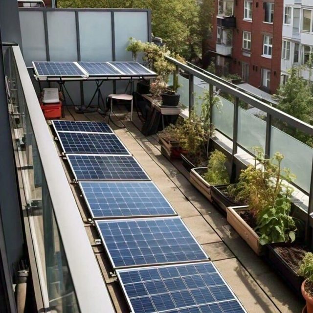 Complete Solar Energy Generator Kit 600w to 800w Micro-Inverter for Efficient & Sustainable Solar Balcony System