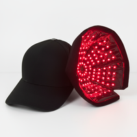 Cappello per Terapia a Luce Rossa con Lunghezze d'Onda 660nm e 850nm, Attrezzatura per la Cura del Cuoio Capelluto ad Uso Domestico