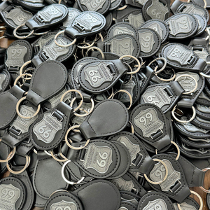 <b>Custom</b> Genuine PU Leather Luxury Car <b>Keychain</b> with Metal Logo-Durable & Eco-Friendly Promotional Gift - Product Image 5