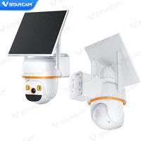 Cámara Solar Exterior CB30 3MP Inalámbrica WiFi con Detección Humana PIR, Batería Recargable, Visión Nocturna a Todo Color y Audio Bidireccional