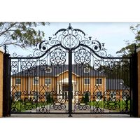 Ventana Moderna de Hierro Forjado para Viviendas Residenciales con Marco Metálico Delgado, Vidrio Templado y Dimensiones Personalizadas