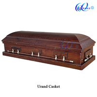 Ataúdes de Madera Americanos de Alta Calidad y Bajo Costo de Fábrica China para Funerales