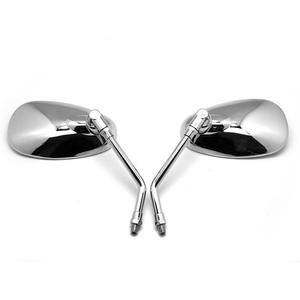 Universal 10mm Chrome Motorcycle Rear View Side <b>Mirrors</b> Handle Bar End Motorcycle <b>Mirrors</b> Premium Quality Motorcycle Accessories - Product Image 2