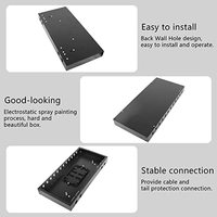 Caja de fibra de caja dúplex de 6 puertos, carrete de montaje en pared de 12 puertos, Kit de LC-UPC monomodo, con POE Compatible, 3G, 4G, utilizado para FTTH GPRS SDK