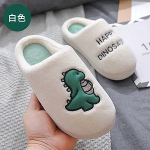 <span class=keywords><strong>Chaussons</strong></span> d'intérieur chauds pour femmes et hommes, en peluche, avec motif d'animaux mignons de dessin animé, en fourrure, antidérapants, en TPR - Product Image 2