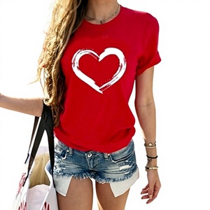 Camisetas de Manga Corta para Mujer, Primavera/Verano, Nuevas Camisetas de Manga Corta para Mujer, Camiseta/Blusa de Algodón al por Mayor para Mujer - Product Image 1