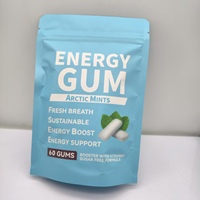 Stock disponible – Chewing-gum énergétique saveur menthe arctique naturelle pour adultes