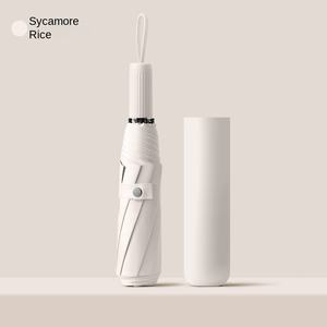 Paraguas Doble Plegable con Protección Solar Anti-Ultravioleta y Mango a Juego, para Hombre y Mujer, Stock de Fabricante - Product Image 6