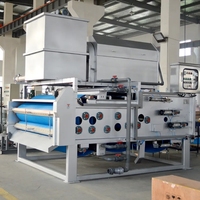 Belt Filter Press Multi-Roller untuk Pengurangan Volume Kue Lumpur hingga 80-85%