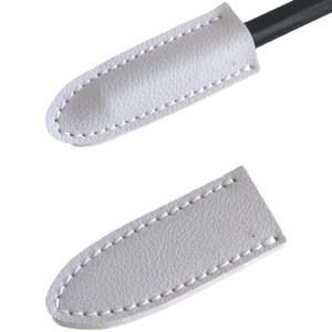 Protector de punta de lápiz de cuero PU multicolor simple, tapa para lápiz, tapa para bolígrafo, punta de lápiz a prueba de caídas y perforaciones - Product Image 5