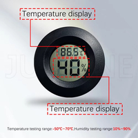 Thermomètre hygromètre numérique mini Printex pour boîte de rangement de filament d'imprimante 3D, moniteur intégré LCD de température et d'humidité