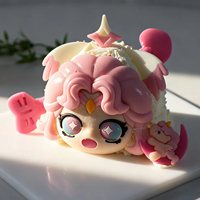 Molde de Silicona con Forma de Chibiusa de Sailor Moon para Hornear, Molde 3D de Grado Alimenticio para Pastel de Mousse de Chica Anime