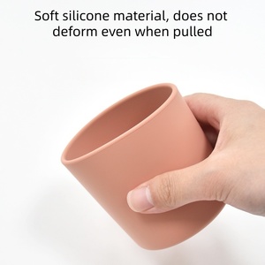 Venta al por Mayor de Botellas de Agua Plegables Reutilizables de Silicona de Grado Alimenticio, Portátiles, para Viajes, Alimentación de Bebés, Snacks, <span class=keywords><strong>Leche</strong></span> - Product Image 3