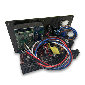Getshow FIR810S 1000W 2 Way Amplifier Module Professional Metal <b>Speaker</b> Plate Class D DSP 20-20KHz AC 110-240V Universal <b>Plug</b> - Product Image 2