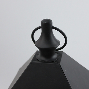 Tin tưởng cổ điển đơn giản sắt nến chủ kim loại đứng cho trang trí nội thất giáng sinh đám cưới thanh lịch Đèn Lồng Phong cách đèn lồng - Product Image 3