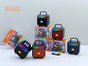 2025 nouveaux produits BS-43 Mini haut-parleur BT sans fil extérieur Portable cadeau petit lecteur Audio Rechargeable lecteur haute puissance - Product Image 2
