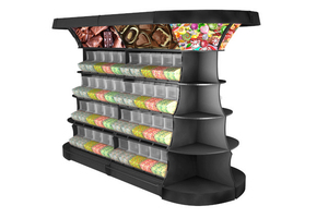 Estantes de Góndola Ecobox, Dispensador de Alimentos para Dulces y Frutos Secos, Estantes Metálicos para Tiendas, Estantes de Supermercado, Exhibidor de Dulces para Tiendas - Product Image 5