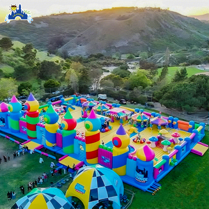 Castillo Inflable para Niños Lily Toys, Parque de Juegos Inflable, Trampolín Inflable Grande, Parque de Atracciones, <span class=keywords><strong>Casa</strong></span> de Brinco - Product Image 2