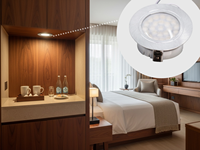 Lumière LED Moderne en Aluminium pour Éclairage Sous Armoire avec Diffusion Douce de la Lumière 12V Dimmable 5046-21